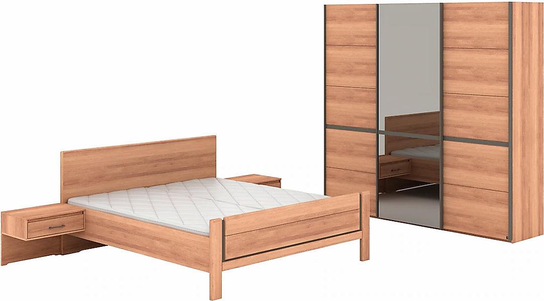 Musterring Schlafzimmer-Set "Sorrent, Kleiderschrank, Bett & Nachtkommoden, günstig online kaufen