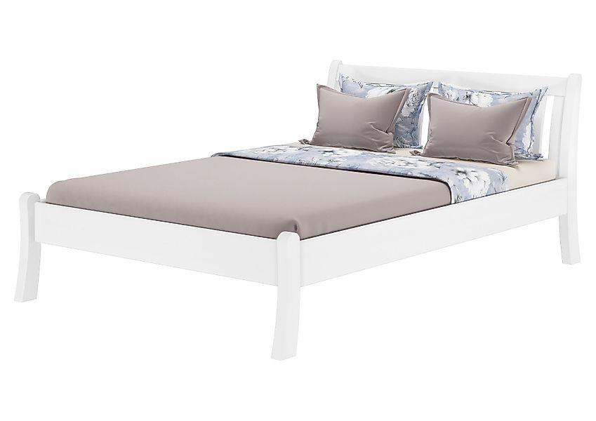 ERST-HOLZ Bett Weißes Geschwungenes Französisches Bett günstig online kaufen