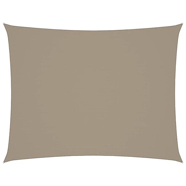 vidaXL Sonnensegel Oxford-Gewebe Rechteckig 4x5 m Taupe 135436 günstig online kaufen