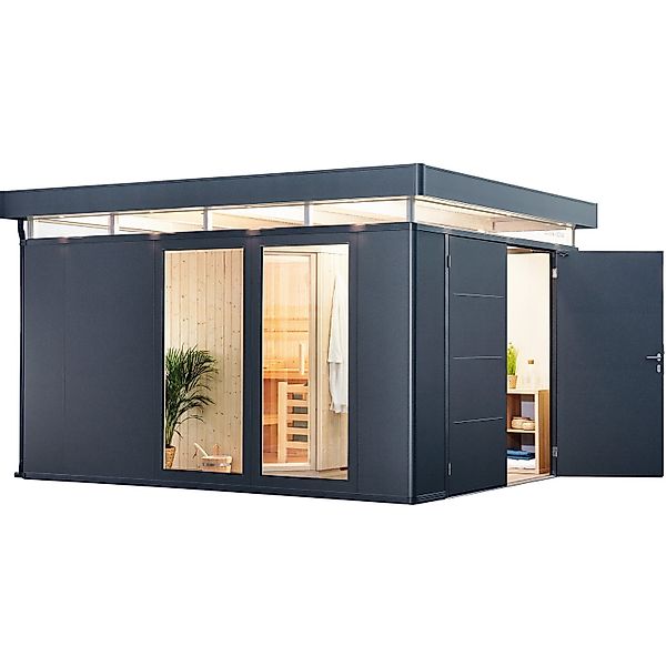 Biohort Saunamodul für Nebengebäude CasaNova Türanschlag,inks günstig online kaufen