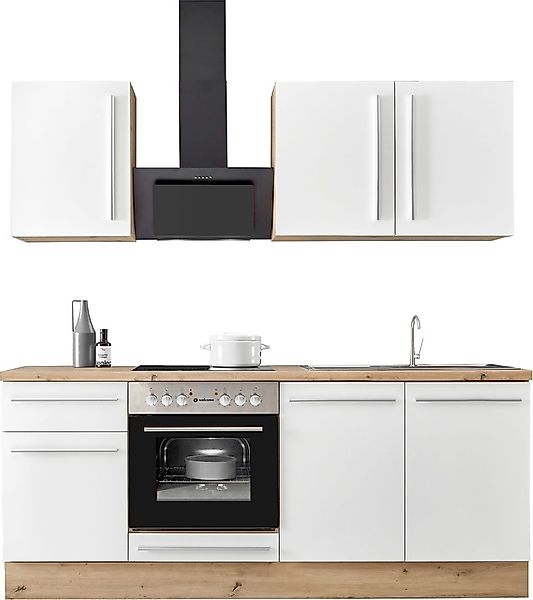 KOCHSTATION Küchenzeile »KS-Florida mit 38mm starker Arbeitsplatte« Breite günstig online kaufen