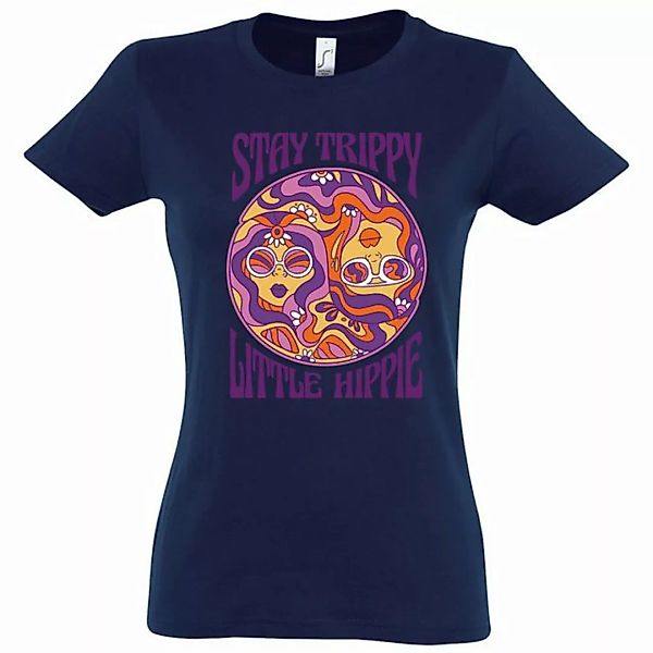 Youth Designz T-Shirt Stay Trippy Little Hippie Damen Shirt mit lustigem Fr günstig online kaufen