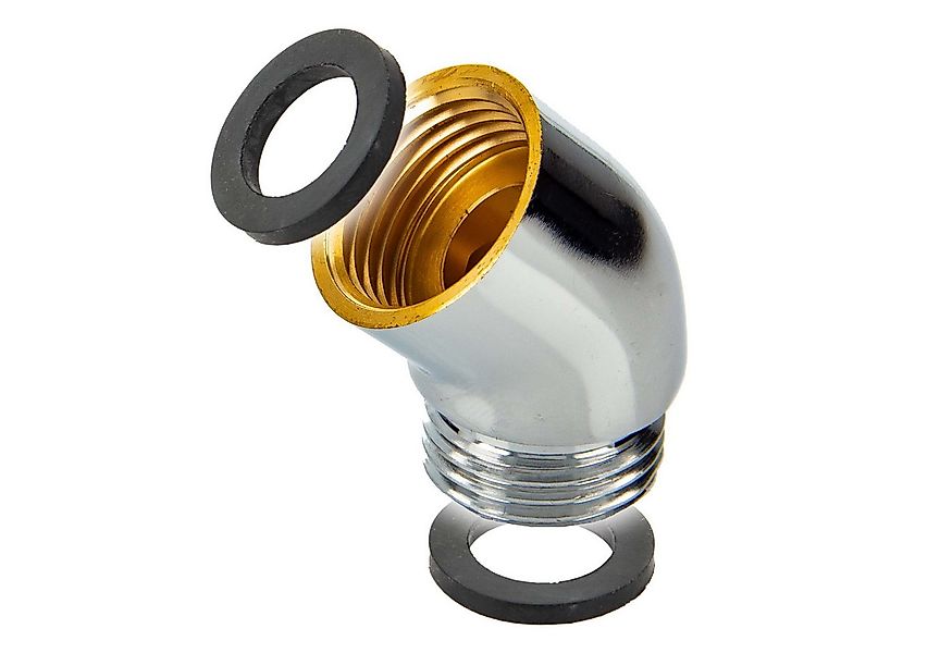 tecuro Duscharmatur Winkelstück für Handbrausen 1/2 x 1/2 x 50° Neigung günstig online kaufen