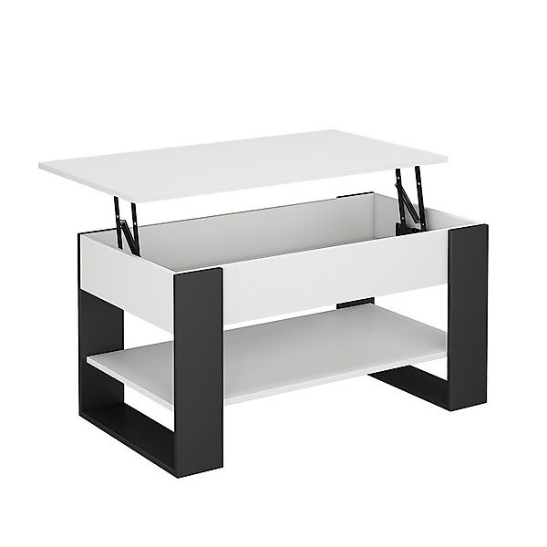 Vicco Couchtisch Lifto, Weiß/Anthrazit, 92 x günstig online kaufen