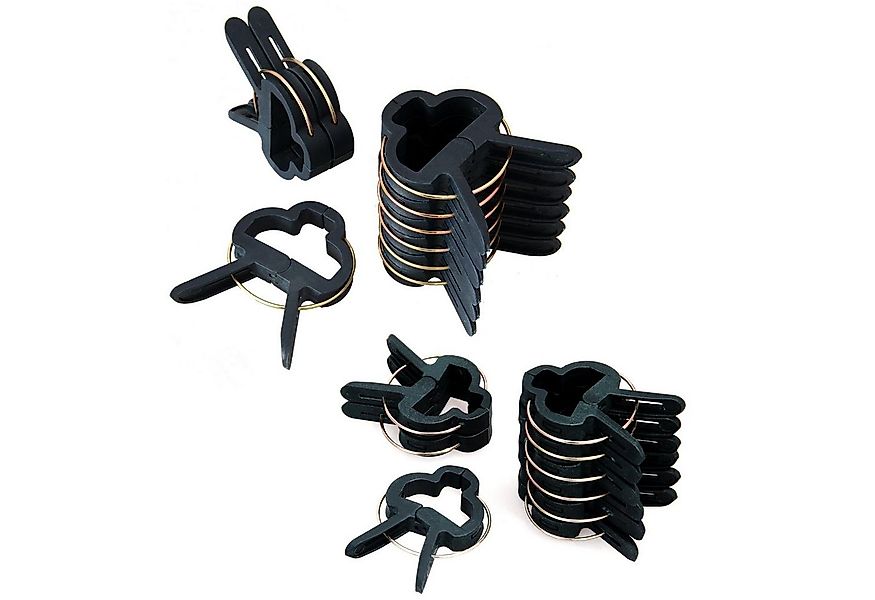 ECENCE Gartenpflege-Set 60x Pflanzenclips gemischt Pflanzenklammern für günstig online kaufen