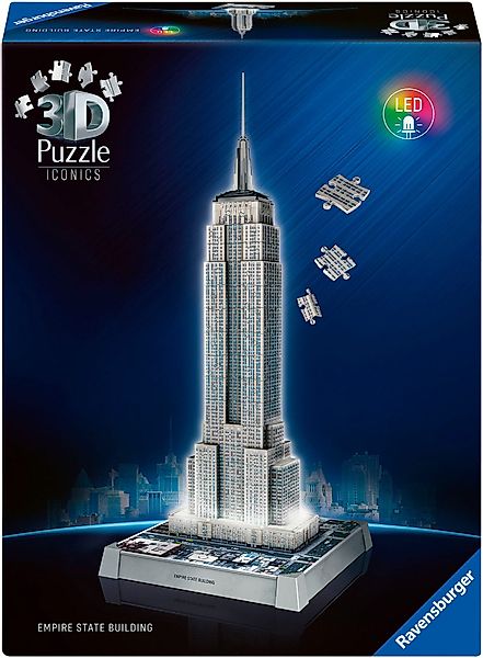 Ravensburger 3D-Puzzle Iconics: Empire State Building günstig online kaufen