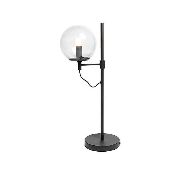 Lucande Tischlampe Sotiana 9639637 Retro Vintage Antik in Schwarz aus Glas günstig online kaufen
