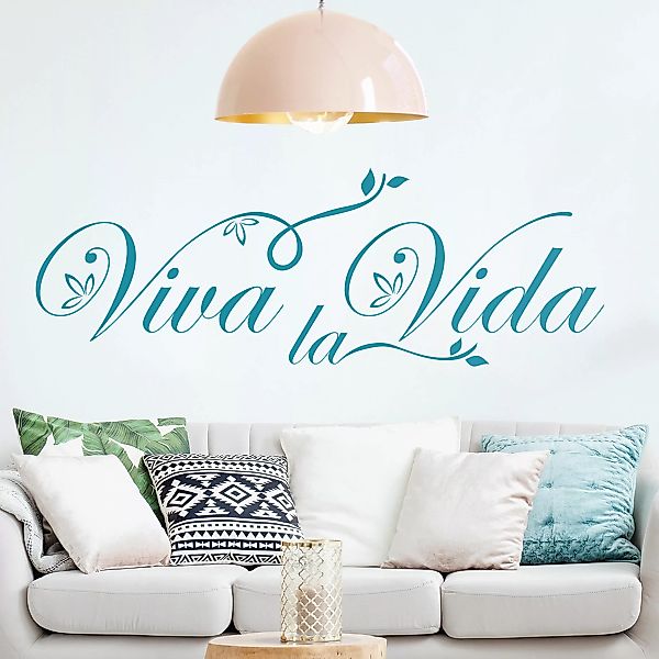 Wandtattoo Viva la Vida-Floral günstig online kaufen