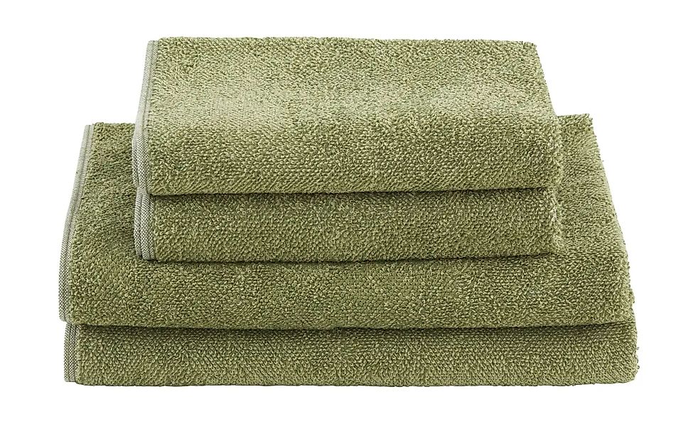 Kleine Wolke Handtuch-Set grün  4 teilig  Chill ¦ grün Badtextilien > Handt günstig online kaufen