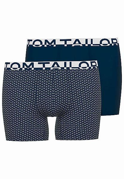 TOM TAILOR Boxershorts "Kentucky" 2er Pack, 2 tlg., weich, bequem, eng, ela günstig online kaufen