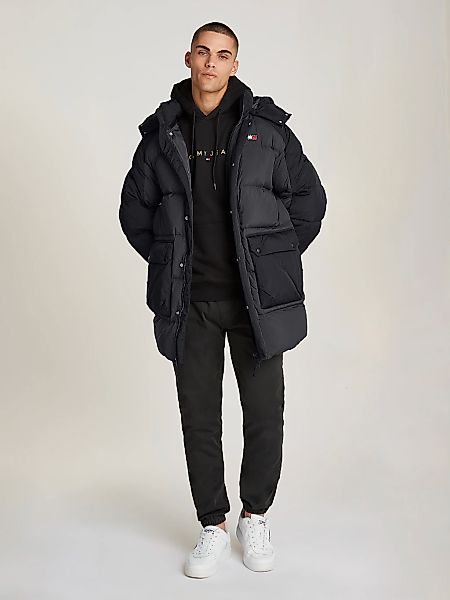 Tommy Jeans Steppmantel "TJM TWO TONE PARKA", kontrastfarbene Einsätze günstig online kaufen
