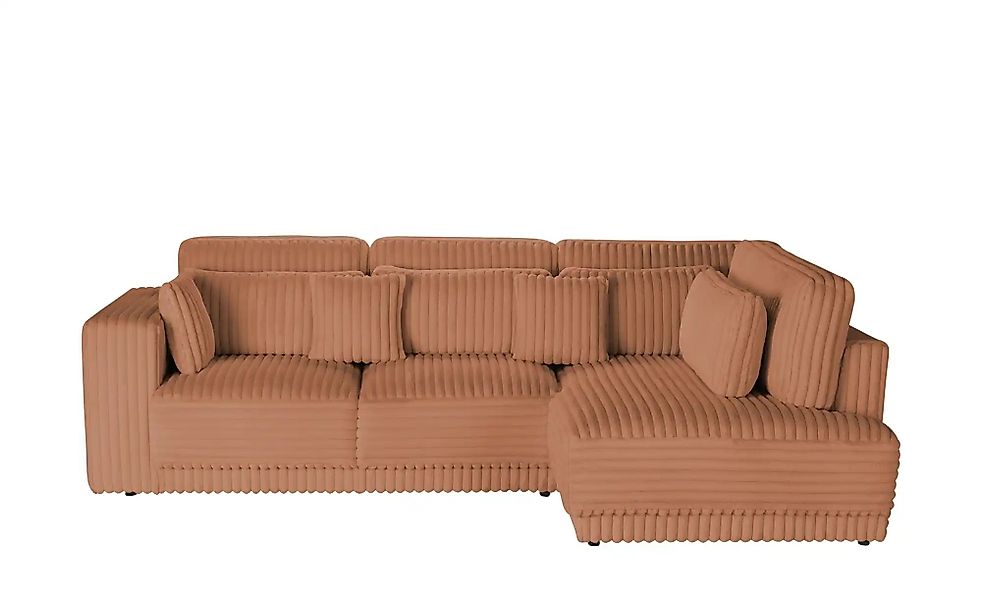 switch Ecksofa  in modernem Breitcord Torrino  ¦ rot ¦ Maße (cm): B: 300 H: günstig online kaufen