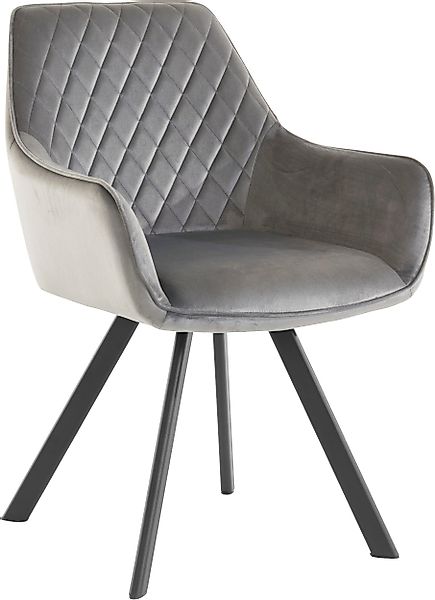 loft24 Armlehnstuhl Polka (1 St), Esszimmerstuhl günstig online kaufen