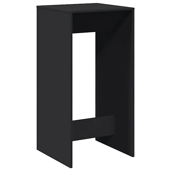vidaXL Bartisch Schwarz 51x50x103,5 cm Holzwerkstoff 854419 günstig online kaufen