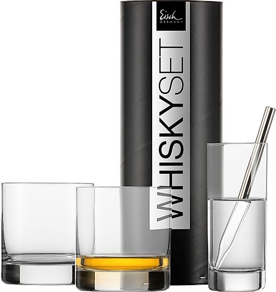 Eisch Whiskyglas »GENTLEMAN«, (Set, 4 tlg., 1 Whisky-Pipette, 2 Whisky-Tumb günstig online kaufen