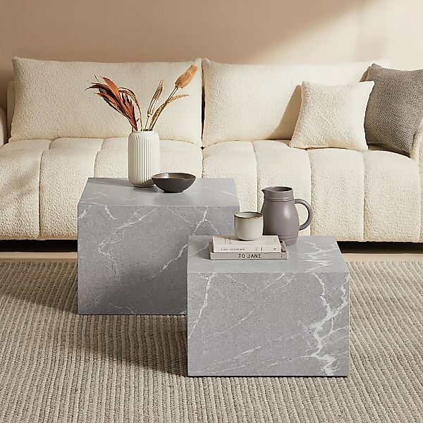 SalesFever Couchtisch "Almeria Bestelltisch", (Set, 2 St., 2er Set), Quadra günstig online kaufen