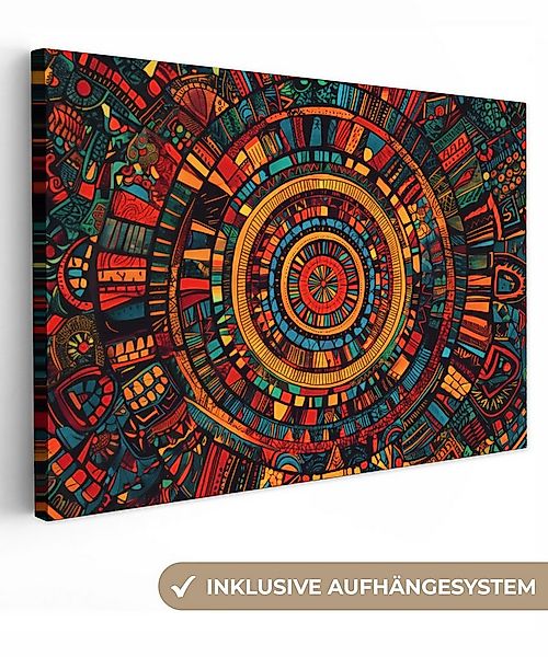 OneMillionCanvasses® Leinwandbild Mandala - Kreise - Muster, Fotodruck (1 S günstig online kaufen