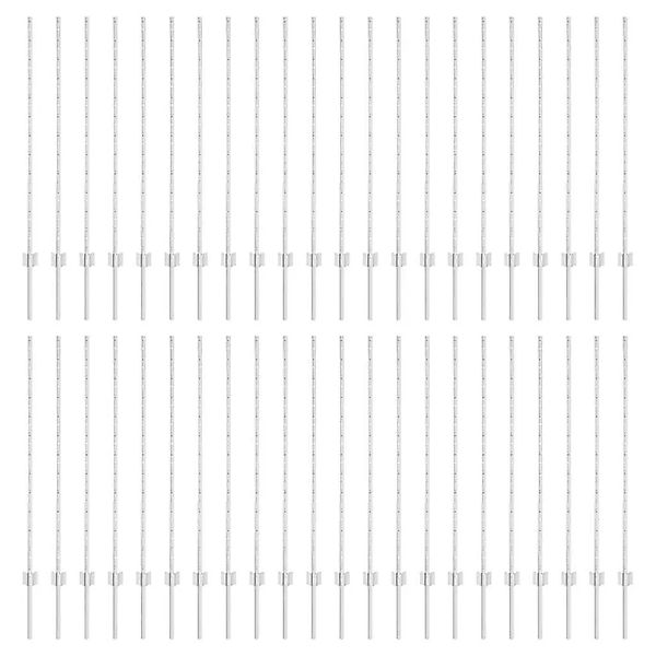 vidaXL Zaunpfosten 44 Stk Silber 160 cm Stahl 3335957 günstig online kaufen