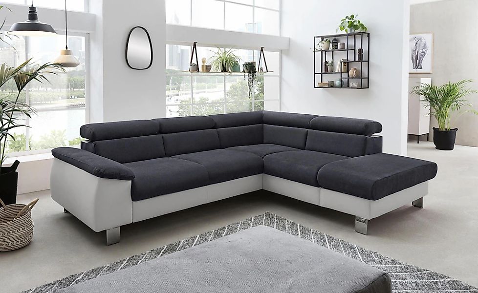 COTTA Polstergarnitur "Komaris L-Form", (Set), Set bestehend aus: Ecksofa m günstig online kaufen
