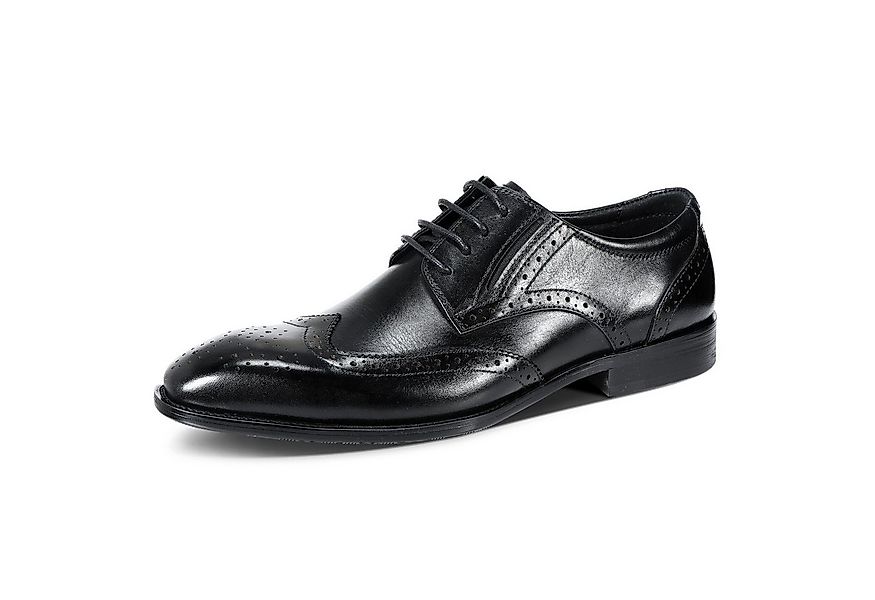 Allthemen Schnürschuh mit geschnitzten Mustern Businessschuh elegante Halbs günstig online kaufen