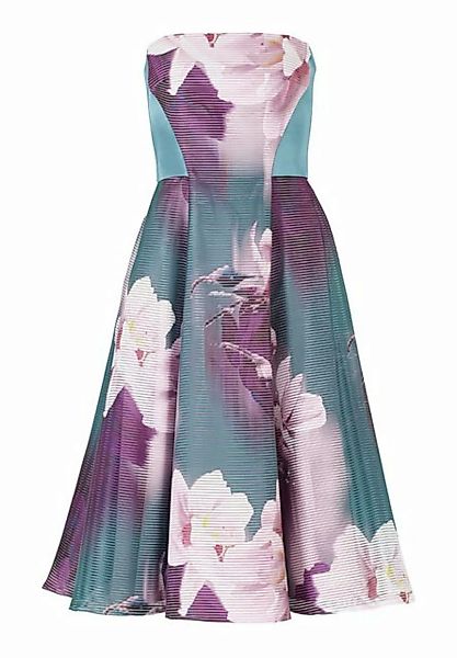 SWING Abendkleid Cocktailkleid aus bedrucktem Streifenorganza günstig online kaufen