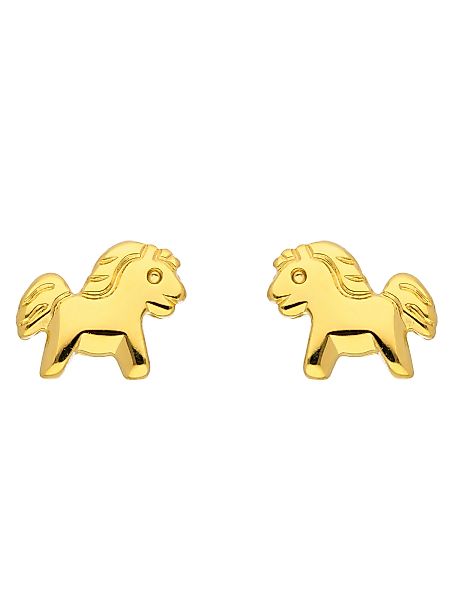 Adelia´s Paar Ohrhänger "1 Paar 333 Gold Ohrringe / Ohrstecker Pferd", 333 günstig online kaufen