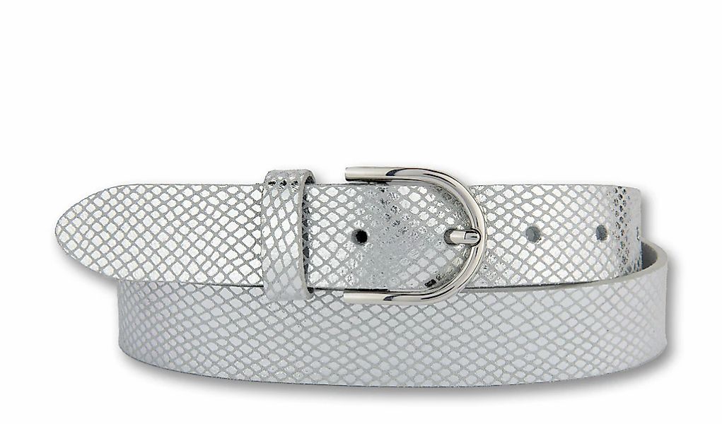BERND GÖTZ Ledergürtel "Ledergürtel mit feiner Snakeprägung und Hochglanzsc günstig online kaufen