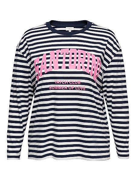 ONLY CARMAKOMA Langarmshirt "CARSARAH LIFE L/S O-NECK BLOUSE JRS" günstig online kaufen