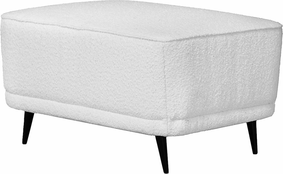 Home affaire Polsterhocker "Ashly" in 3 Bezugsvarianten, Bouclé, Samtoptik günstig online kaufen