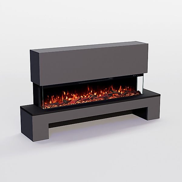 GLOW FIRE Elektrokamin Cobalt mit Holzfach, günstig online kaufen