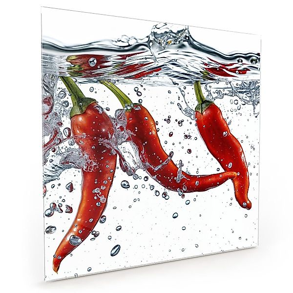 Primedeco Küchenrückwand Spritzschutz, Herdblende aus Glas günstig online kaufen