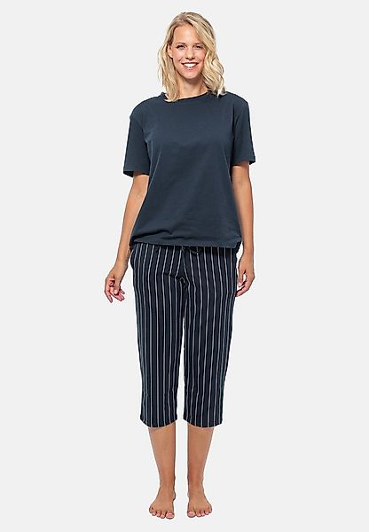 Schiesser Pyjama Organic Cotton (Set, 2 tlg) Schlafanzug - Baumwolle günstig online kaufen