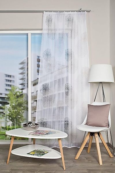 HOME WOHNIDEEN Vorhang RAWLINS (1 St), Kräuselband, transparent, Microfaser günstig online kaufen