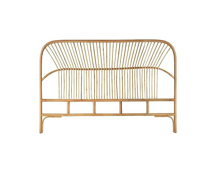 Tikamoon Massivholzbett Kopfteil für Bett aus Rattan 160 cm Schlafzimmer Do günstig online kaufen