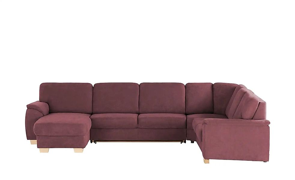 smart Wohnlandschaft  Valencia ¦ rot ¦ Maße (cm): B: 341 Polstermöbel > Sof günstig online kaufen