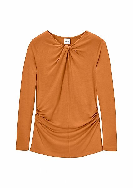 MADELEINE Langarmshirt "Shirt Langarm-Shirt mit Raff- und Knoten-Effekt" günstig online kaufen