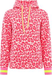 Zwillingsherz Hoodie ""Leo Allover Neon Kante"" mit Animal-Design und kontr günstig online kaufen