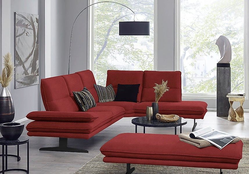 W.SCHILLIG Ecksofa broadway, Designsofa, toller Sitzkomfort, günstig online kaufen