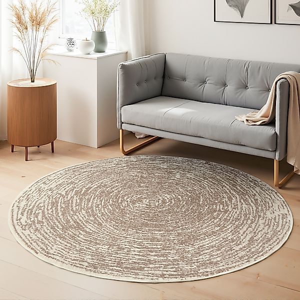 HANSE Home Teppich »Cavallo«, rund, 9 mm Höhe, Wohnzimmer, Schlafzimmer, Fl günstig online kaufen
