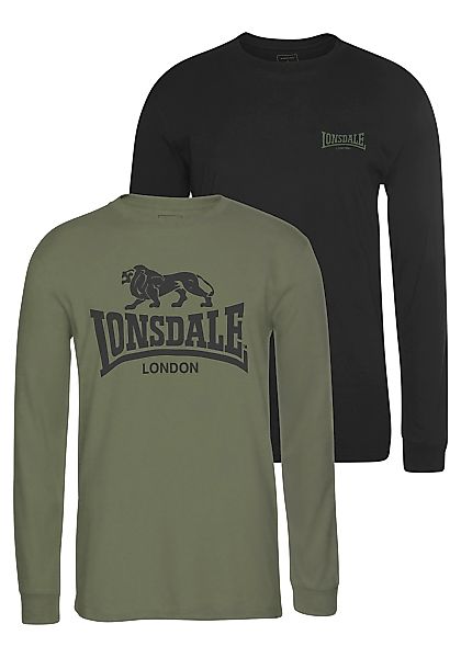 Lonsdale Langarmshirt AYRSHIRE (Packung, 2-tlg., 2er-Pack) günstig online kaufen