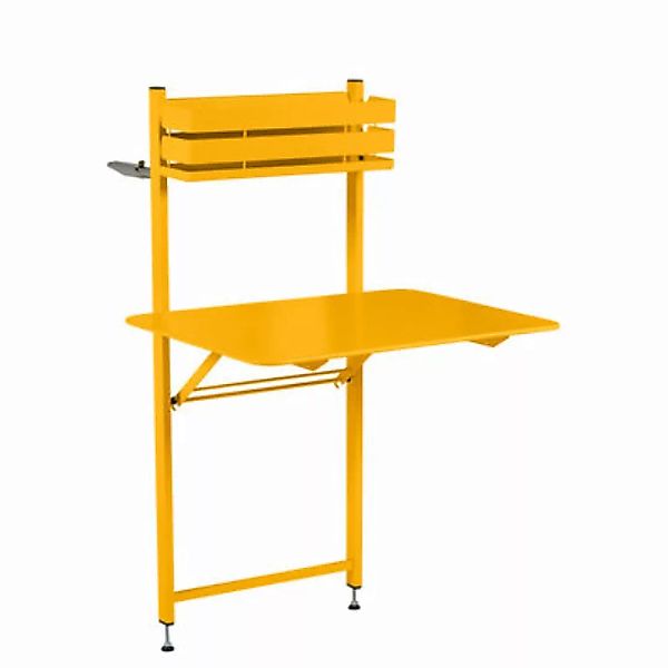 Klapptisch Balcon Bistro metall gelb / Klappbar - 77 x 64 cm - Fermob - günstig online kaufen