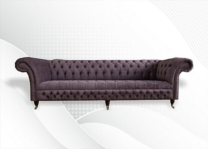 Xlmoebel Sofa XXL Großes Sofa Couch Chesterfield 265cm Gepolsterte Sofas fü günstig online kaufen