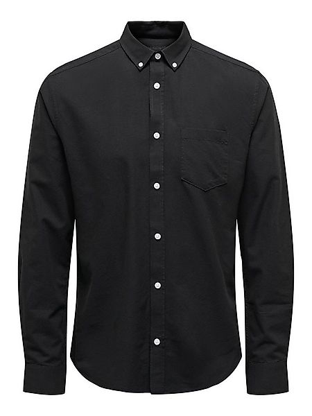 ONLY & SONS Langarmhemd Slim Fit Langarm Oxford ONSALVARO SLIM LS OXFORD SH günstig online kaufen