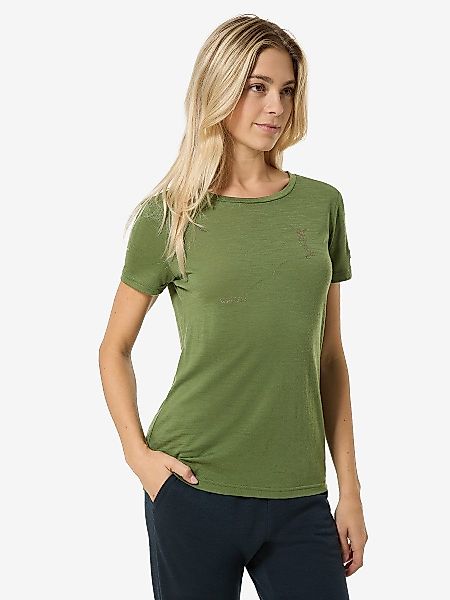 SUPER.NATURAL Print-Shirt Merino T-Shirt W GIPFELGLÜCK günstig online kaufen