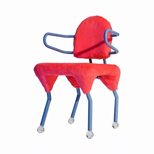 Sessel Animal Chair - Night Tales metall textil orange / By Masanori Umeda, günstig online kaufen
