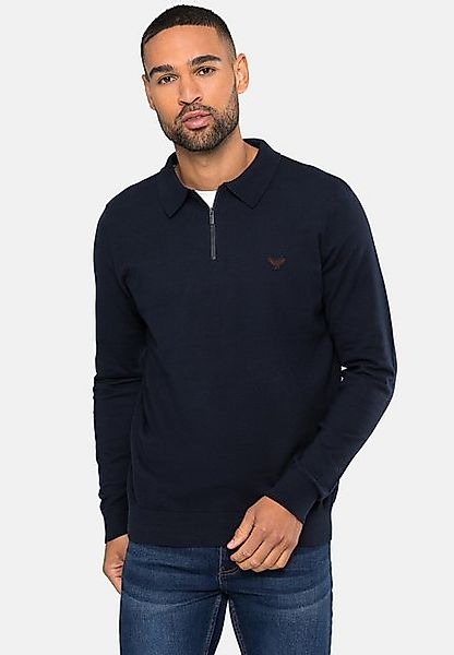 Threadbare Rundhalspullover Gelbek (1-tlg) mit Reißverschluss am Kragen günstig online kaufen