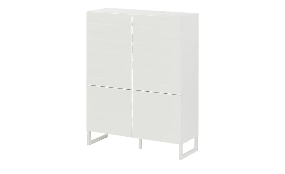 Highboard  Foresto ¦ grün ¦ Maße (cm): B: 109,9 H: 140 T: 41.6 Kommoden & S günstig online kaufen