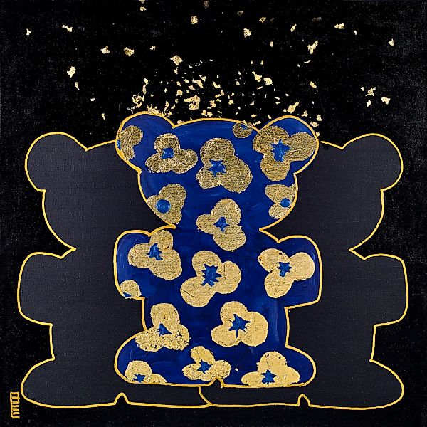 queence Leinwandbild »Bears X«, Bär-Bären-Kunst, (1 St.), Premium-Leinwands günstig online kaufen