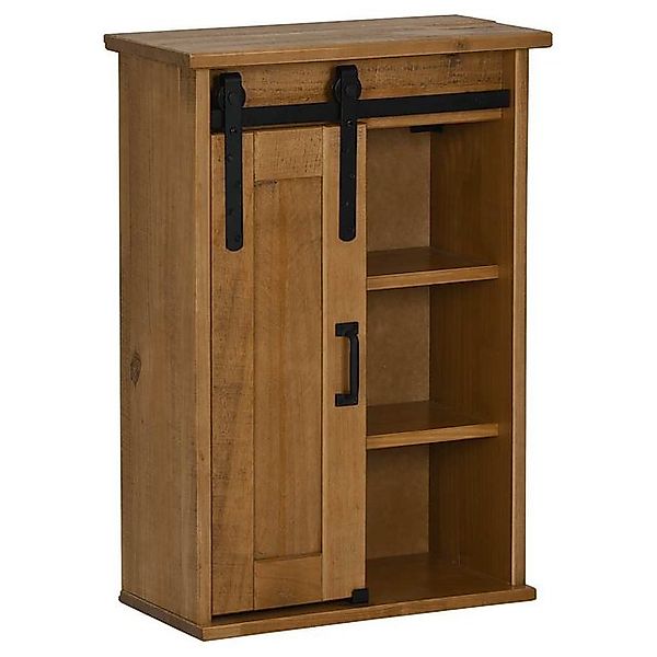 vidaXL Schrankmodule Hängeschrank HALDEN mit Schiebetür 49x22,5x70 cm Kiefe günstig online kaufen