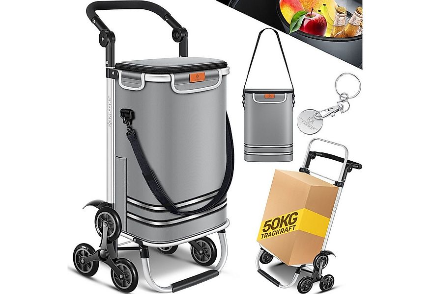 KESSER Einkaufstrolley, Einkaufstrolley mit Kühlfach ideal für Stufen belas günstig online kaufen